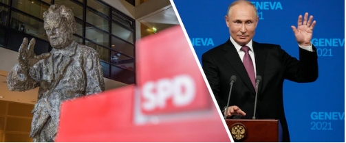 Während Scholz nach Kanzleramt greift, planen Brüsseler Genossen Flirt mit Putin